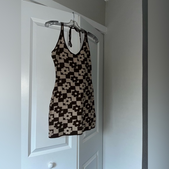 Altard State brown/tan mini dress - Picture 2 of 4